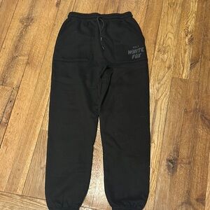 White Fox Boutique Black Joggers brand new never worn fresh out of the box.